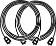 30` White RG6 Low-Loss Cable (950630)