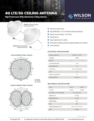 Spec Sheet
